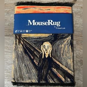 NWT - The Scream Painting - MouseRug Computer Mouse Pad - unique gift idea!